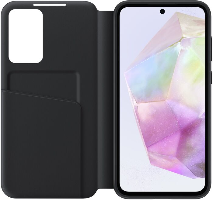 Samsung Galaxy A35 Smart View veski - Svart