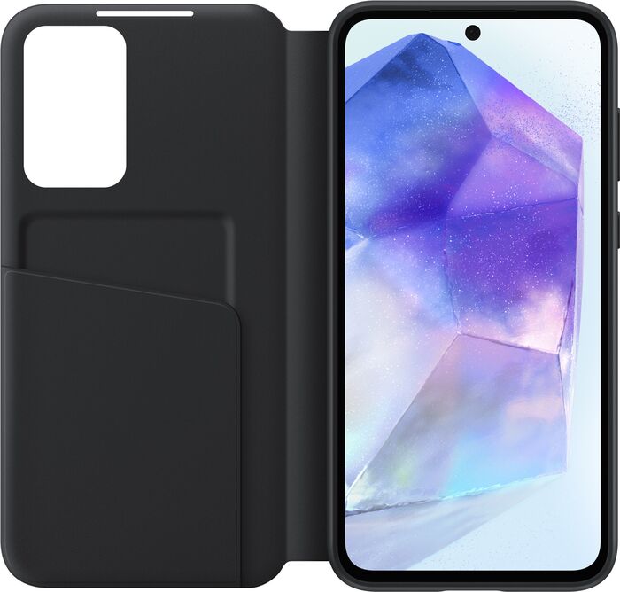 Samsung Galaxy A55 Smart View veski - Svart