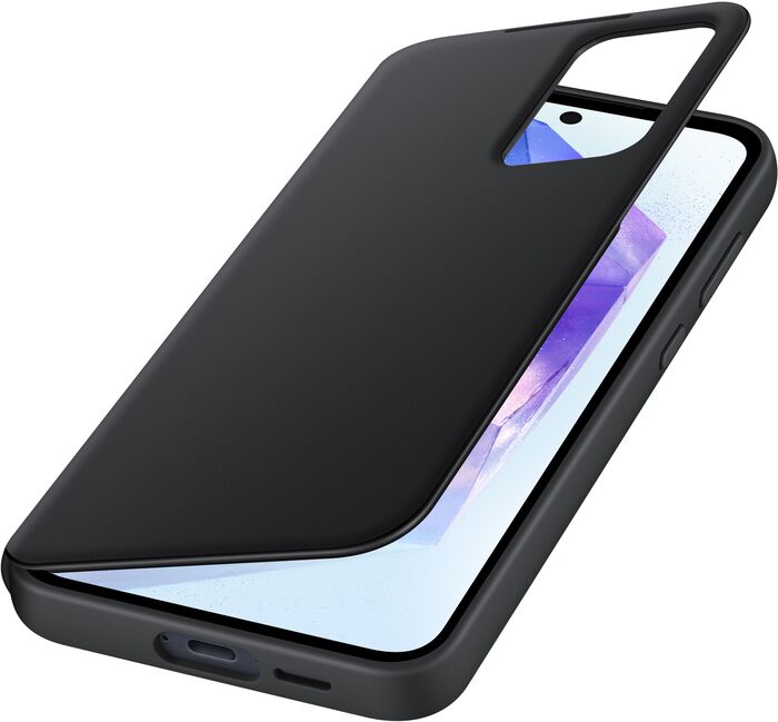 Samsung Galaxy A55 Smart View veski - Svart