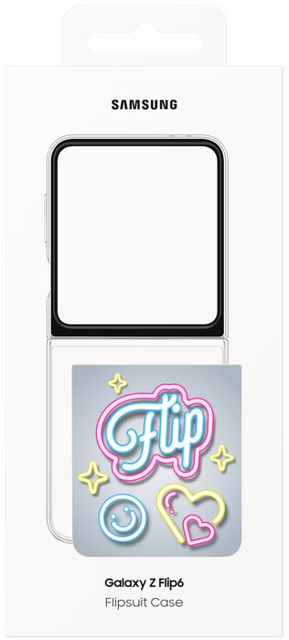 Samsung Galaxy Z Flip6 Flipsuit símahulstur - Grátt