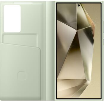 Samsung Galaxy S24 Ultra Smart View veski - Ljósgrænt