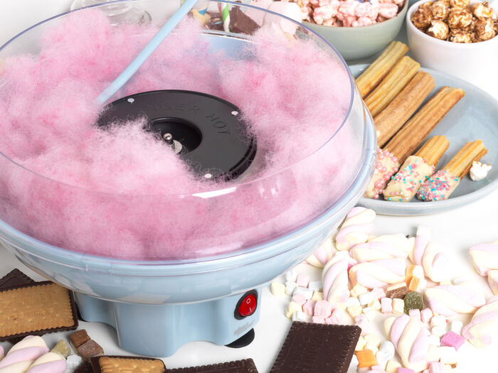 Giles & Posner kandífloss vél - Ljósblá