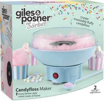 Giles & Posner kandífloss vél - Ljósblá