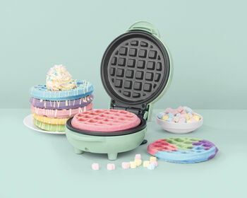 Giles & Posner mini vöfflujárn - Grænt