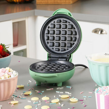 Giles & Posner mini vöfflujárn - Grænt