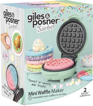 Giles & Posner mini vöfflujárn - Grænt