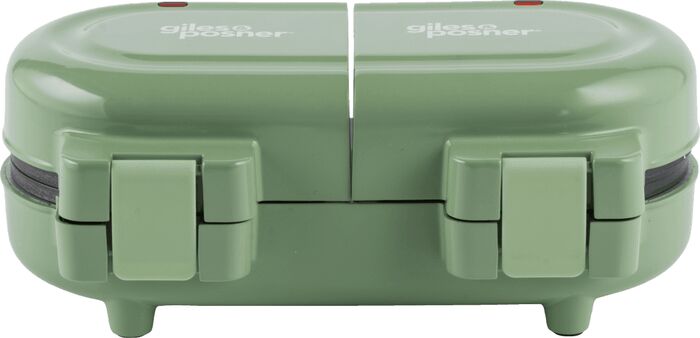 Giles & Posner tvöfalt mini vöfflujárn - Grænt