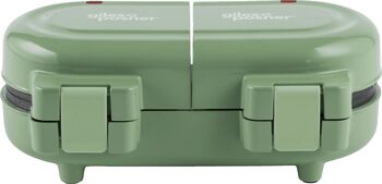 Giles & Posner tvöfalt mini vöfflujárn - Grænt