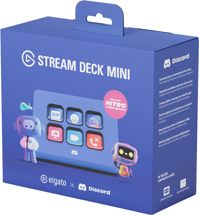 Elgato Stream Deck Mini Discord Edition stjórnborð