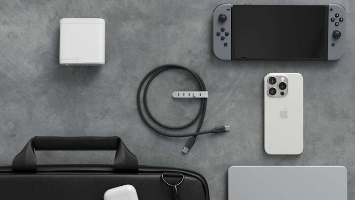 Alogic Elements USB-C hleðslusnúra 240 W - 1 metri