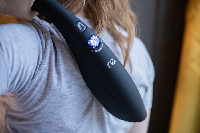 re. þráðlaust nuddtæki - Grátt