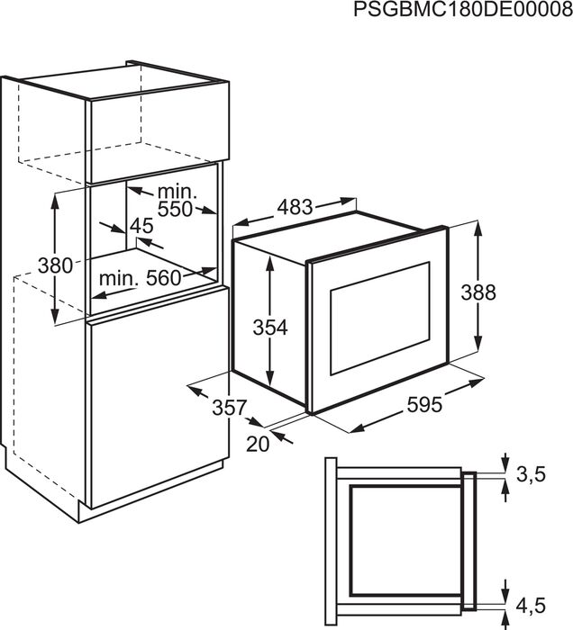 Electrolux EMS4253TEX örbylgjuofn