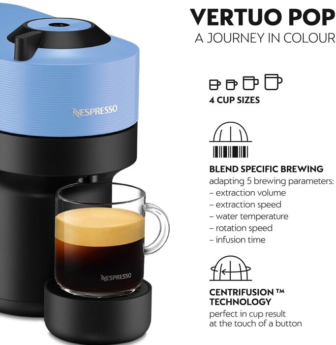 Nespresso Vertuo POP hylkjavél - Blá 