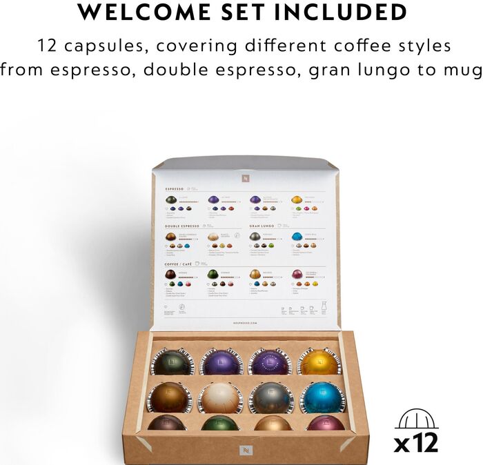 Nespresso Vertuo POP hylkjavél - Svört 
