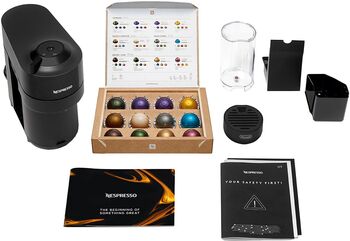 Nespresso Vertuo POP hylkjavél og Aeroccino 3 mjólkurflóari
