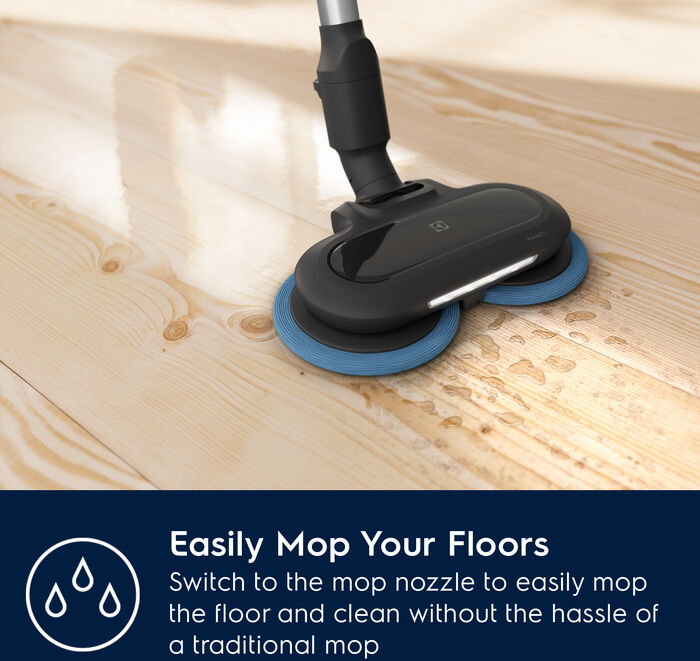 Electrolux 700 gólfhreinsitæki EP71B14WET - Svart