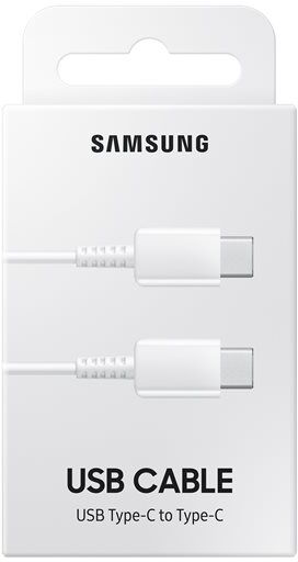 Samsung USB-C í USB-C snúra - Hvít 1 meter
