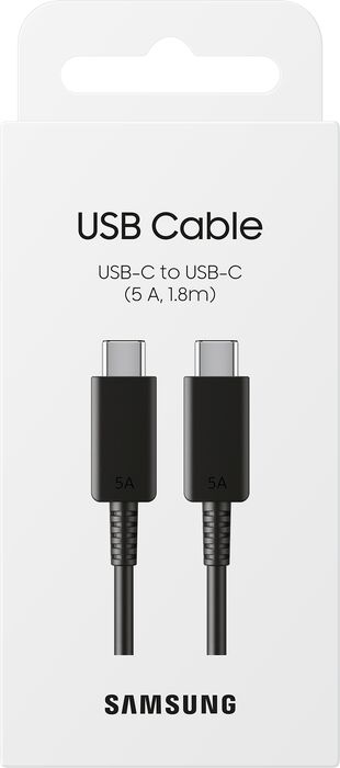 Samsung USB-C í USB-C snúra 5A - Svört 1,8 metrar 