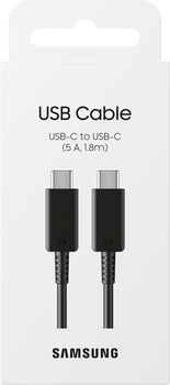 Samsung USB-C í USB-C snúra 5A - Svört 1,8 metrar 