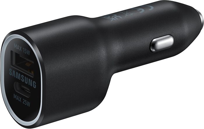 Samsung 25W + 15W símahleðslutæki í bíl