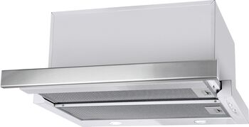 Ecotronic EPOC608S2 útdraganlegur gufugleypir - Stál