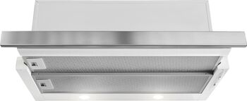 Ecotronic EPOC608S2 útdraganlegur gufugleypir - Stál