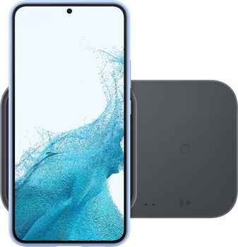 Samsung tvöfalt þráðlaust hleðslutæki 15W - Svart
