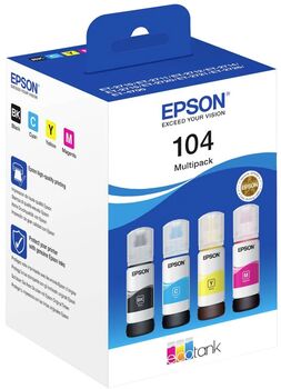 Epson EcoTank blekbrúsi T104 fjölblekhylkja pakki