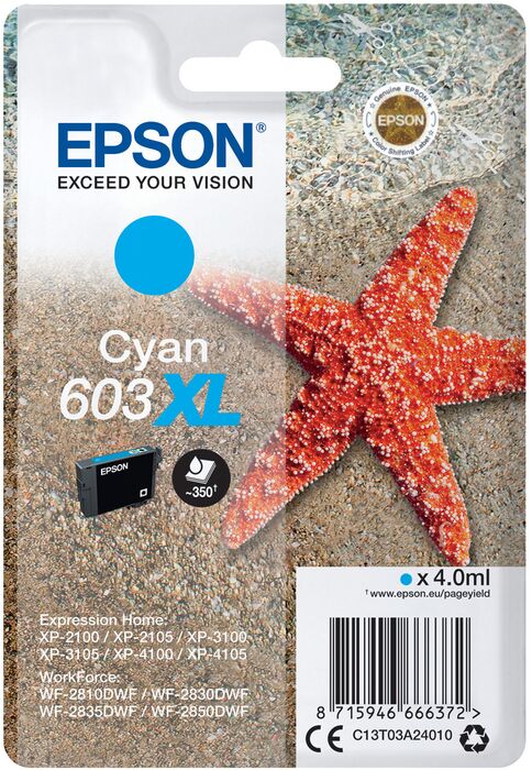 Epson 603XL blekhylki - Blátt