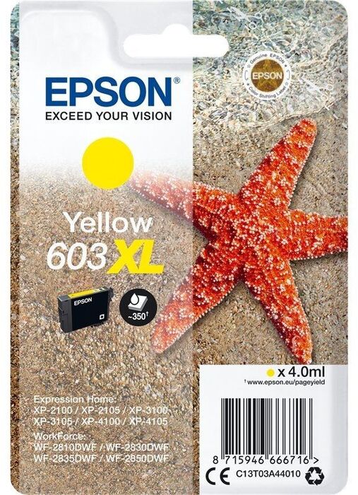 Epson 603XL blekhylki - Gult