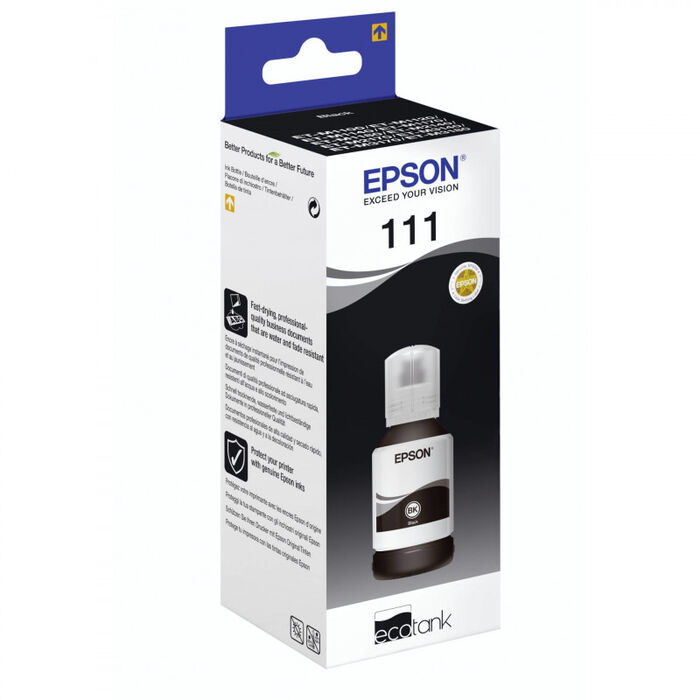 Epson EcoTank T111 blekbrúsi - Svartur