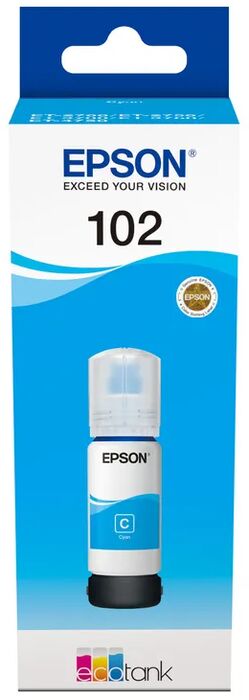 Epson EcoTank blekbrúsi T102 - Blár