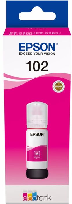 Epson EcoTank blekbrúsi T102 - Bleikur