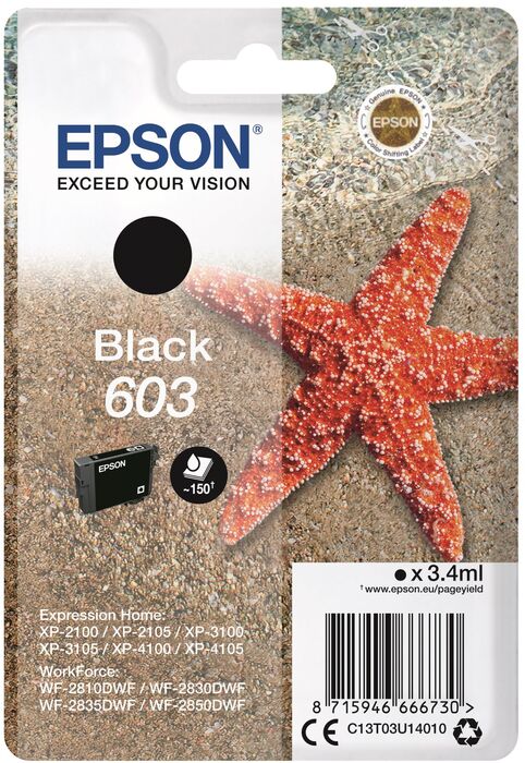 Epson 603 blekhylki - Svart