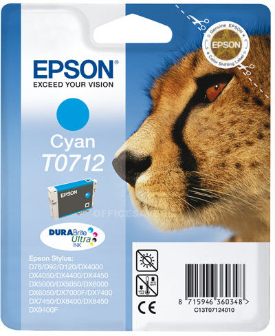 Epson T0712 blekhylki - Blátt