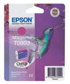 Epson T0803 blekhylki - Bleikt