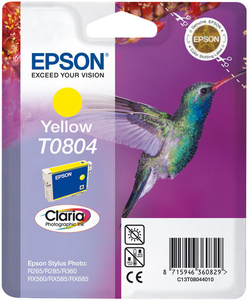 Epson T0804 Blekhylki - Gult