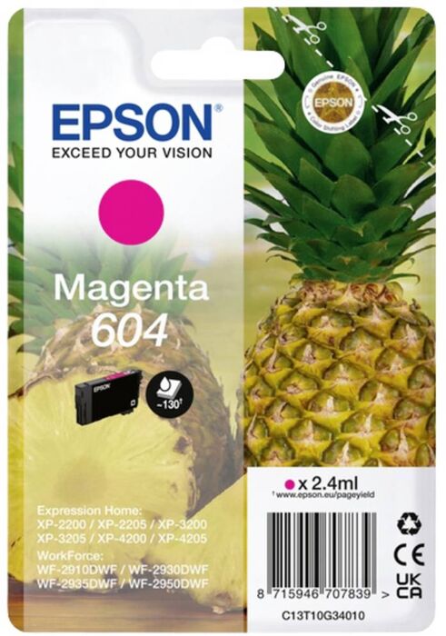 Epson T604 blekhylki - Rautt