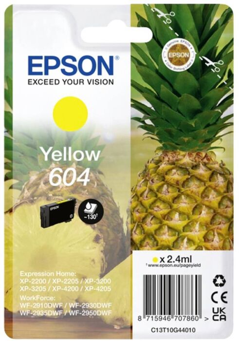 Epson T604 blekhylki - Gult
