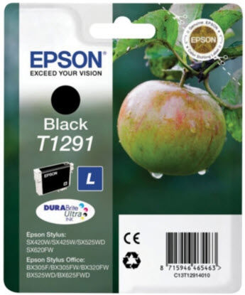Epson T1291 blekhylki - Svart