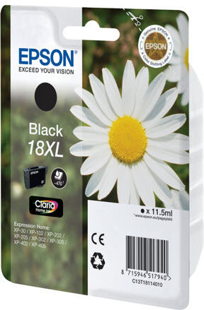 Epson T1811 18XL blekhylki - Svart