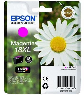 Epson T1813 18XL Blekhylki - Magenta