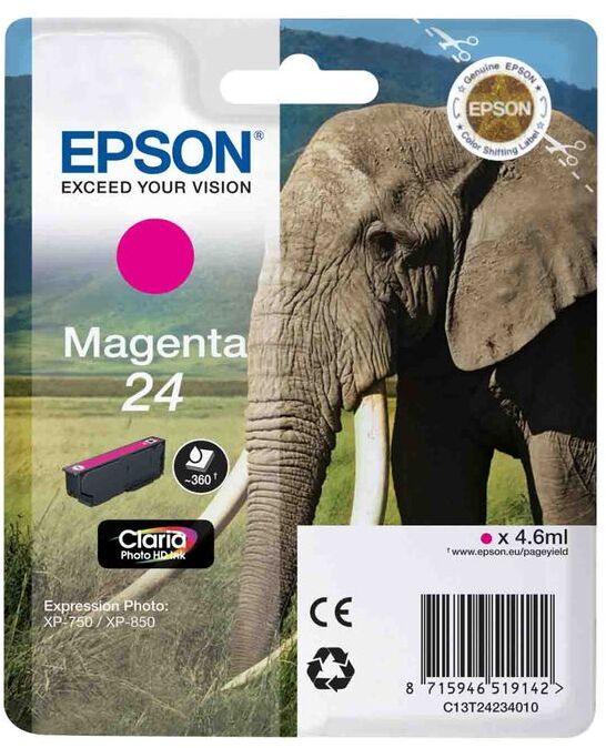 Epson 24 blekhylki - Magenta