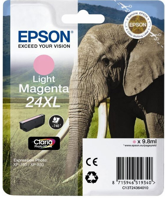 Epson 24XL blekhylki - Ljósbleikt