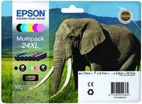 Epson T2438 blekhylki Multipack - 6 hylki
