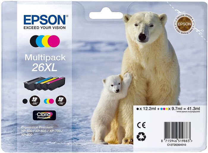 Epson 26XL blekhylki - Magnpakki T2636