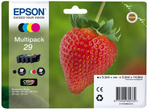 Epson 29 blekhylki - MultiPack BK/C/M/Y