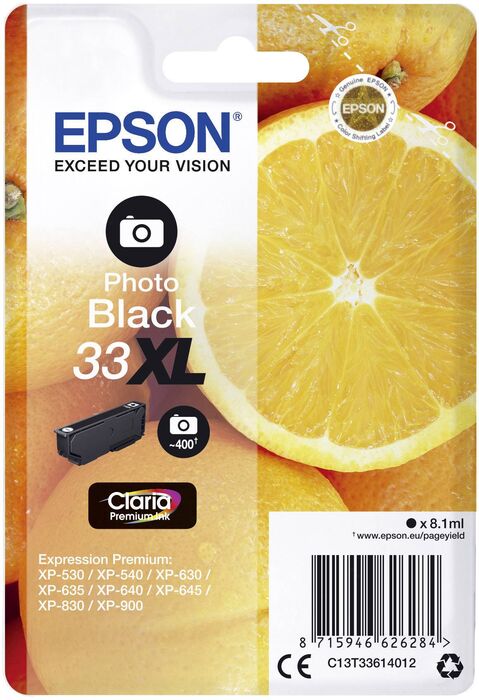 Epson 33XL blekhylki - Photo black