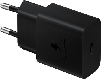Samsung hleðslutæki 15W USB-C með kapli - Svart 