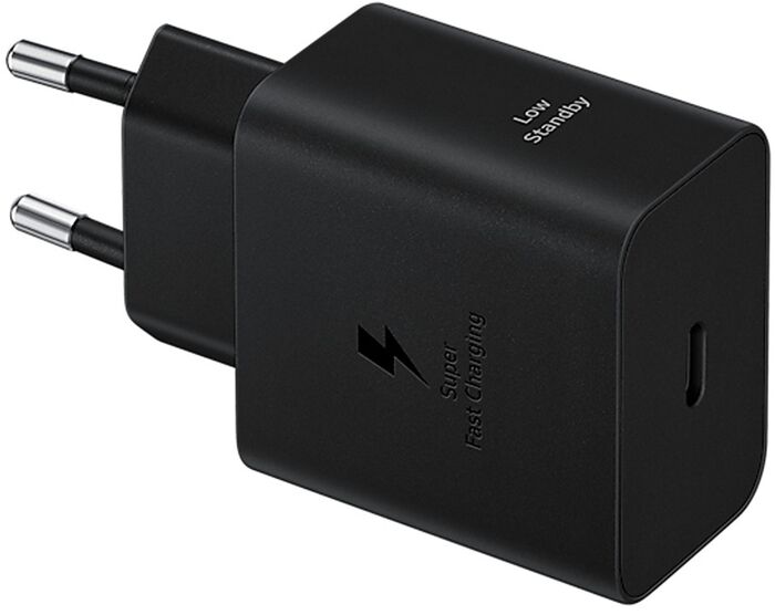 Samsung hleðslutæki 45W USB-C með kapli - Svart